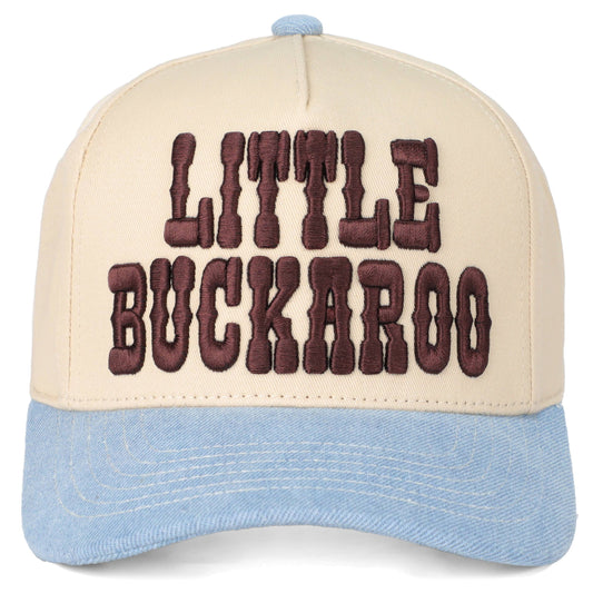 Boys Little Buckaroo Embroidered Denim Hat