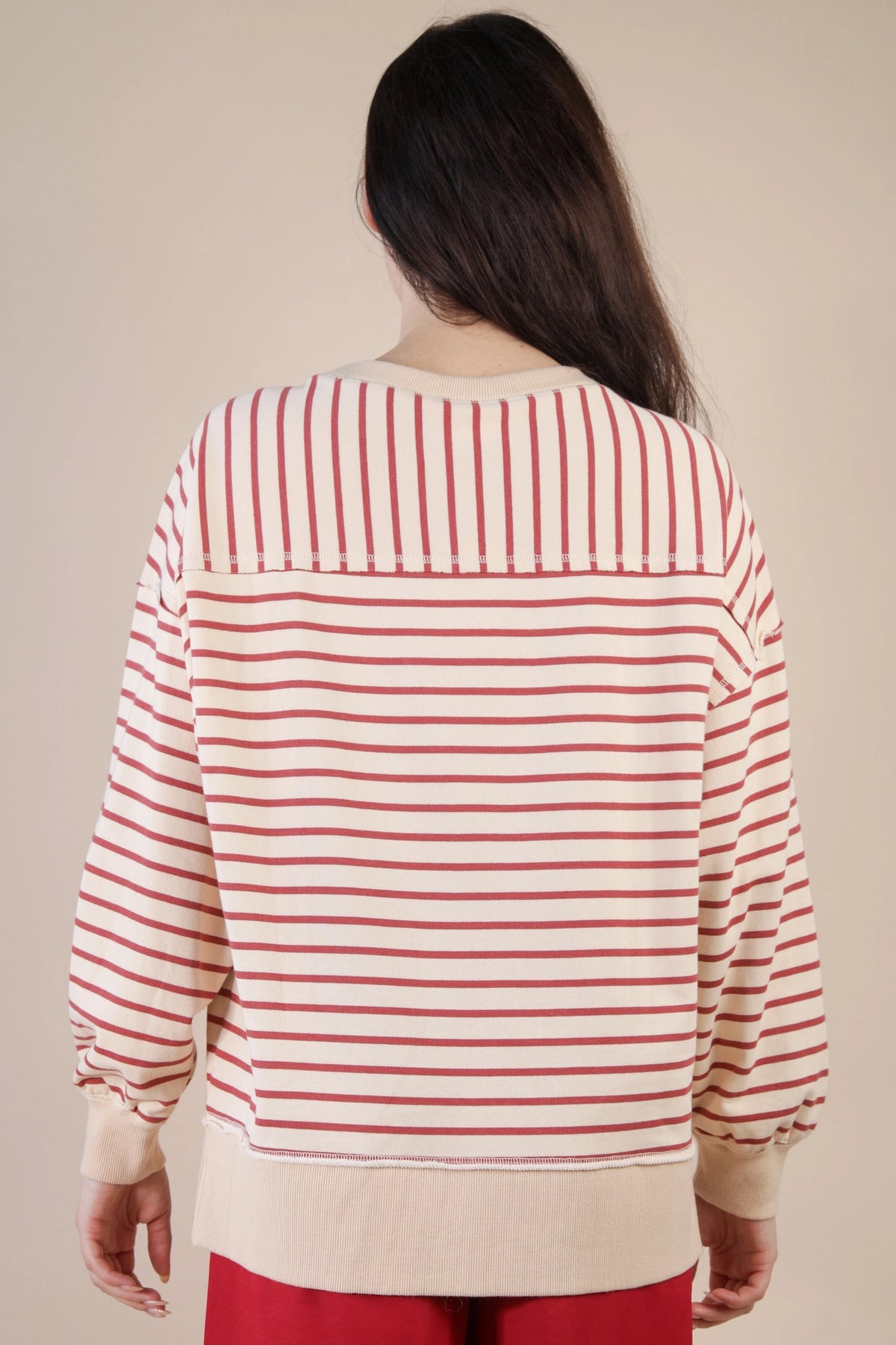 Poppy Oversized Stripe Top