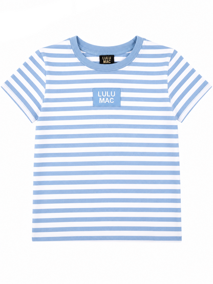 Girls Lulu Mac OG Striped Baby Tee
