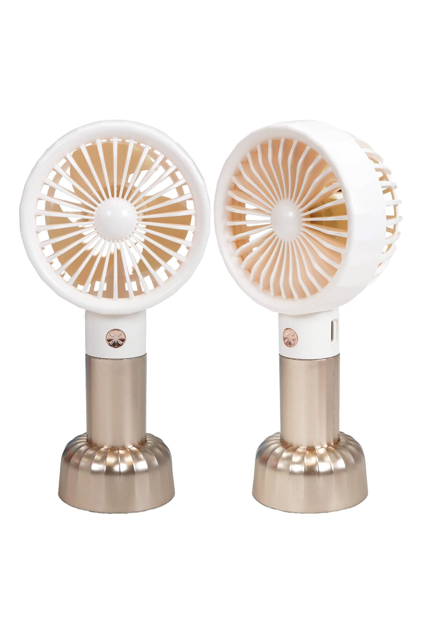 Pastel Metallic Handheld Tabletop Electric Fan