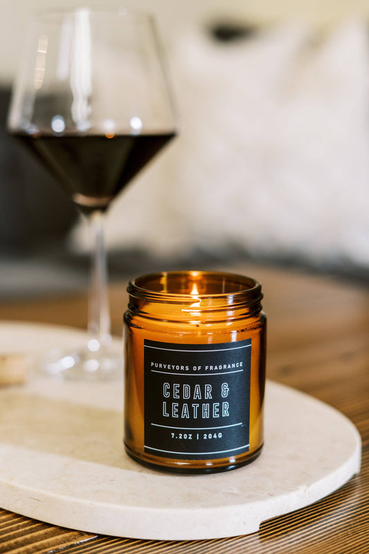 Purveyor Candle - Cedar & Leather