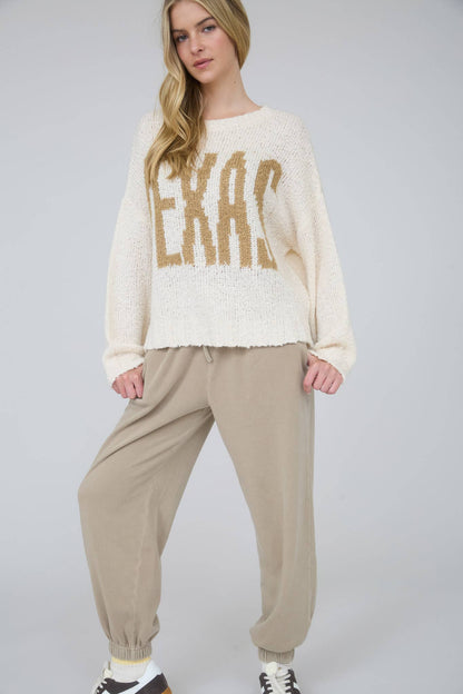 Texas Chunky Knit Sweater