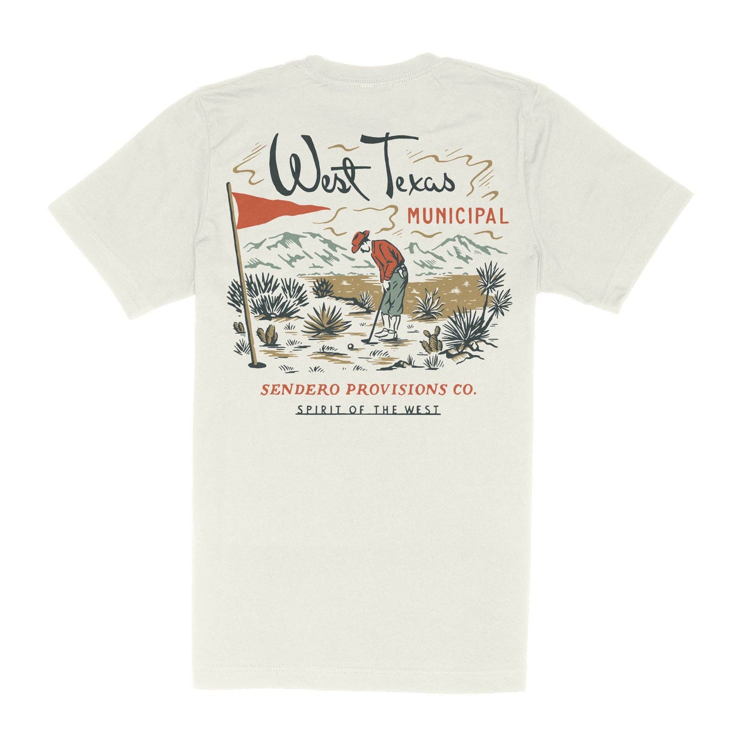 Mens Sendero West Texas Municipal Tee