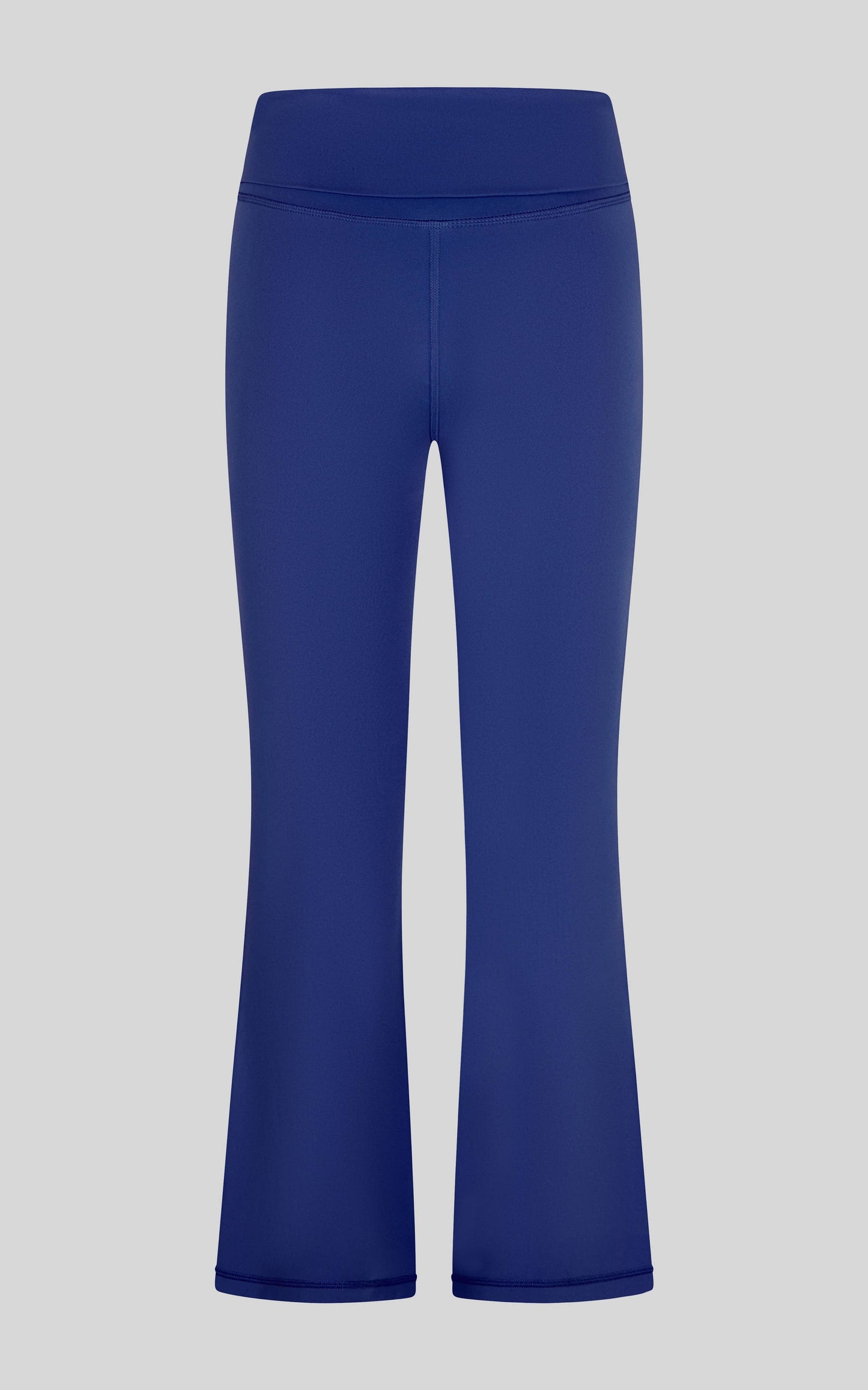 Girls Softlux Foldover Flared Navy Athletic Pants