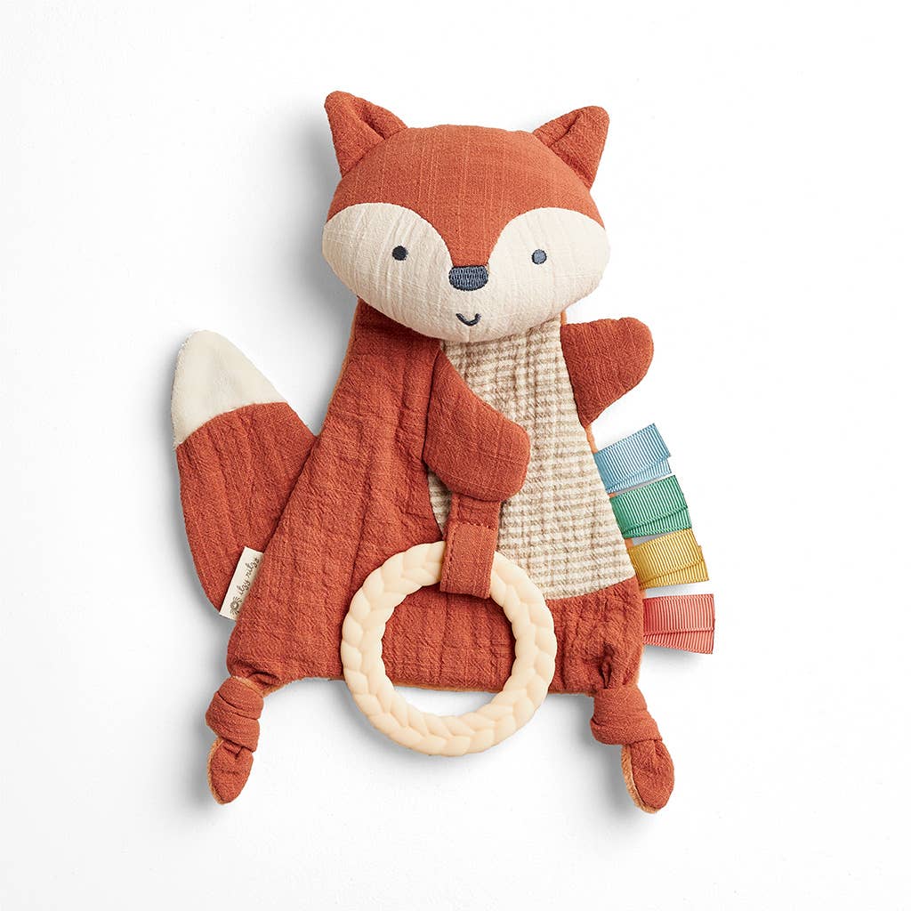 Itzy Ritzy Fox Crinkle™ Sensory Toy with Teether