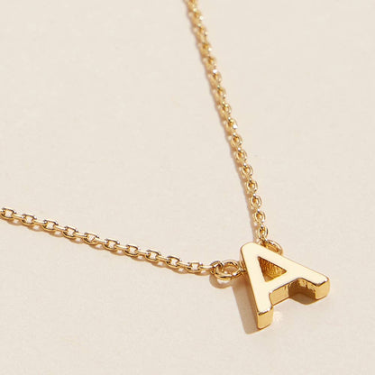 Darla Monogram Pendant Necklace