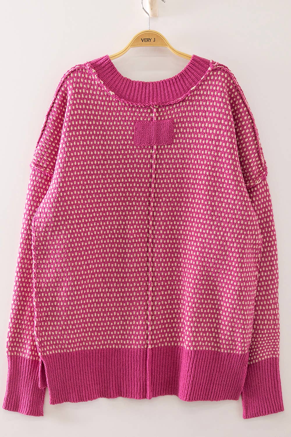Valencia Chenille V neck Dash Sweater
