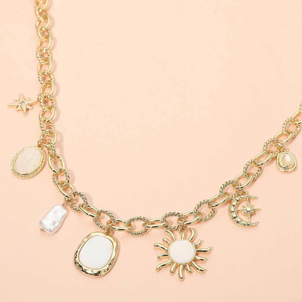 Virginia Celestial Charm Necklace