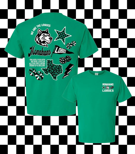 **PREORDER** Mascot Collage Monahans Loboes Tee