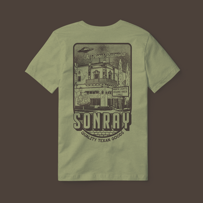 Adult SonRay Marfa Hotel Sage Tee