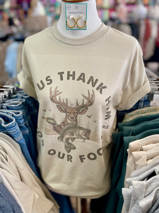 Let Us Thank Him Tee