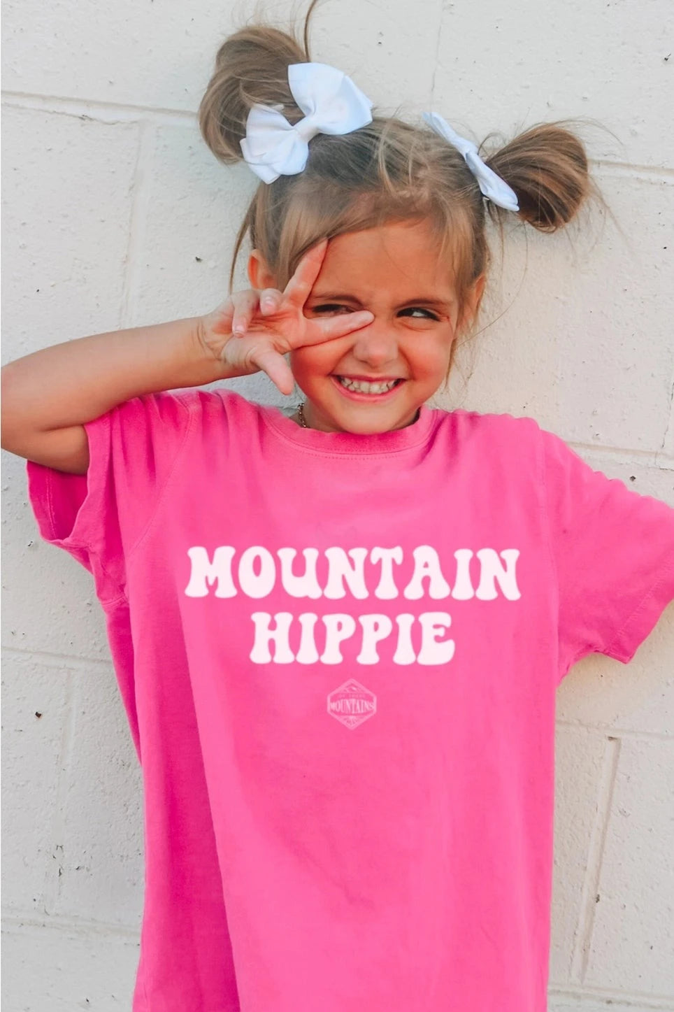 Girls Mountain Hippie Tee