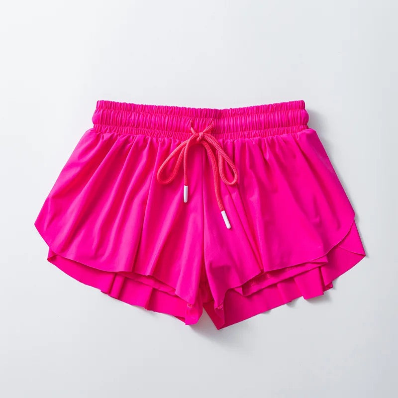 Womens Fleetwood Mid Rise Butterfly Shorts