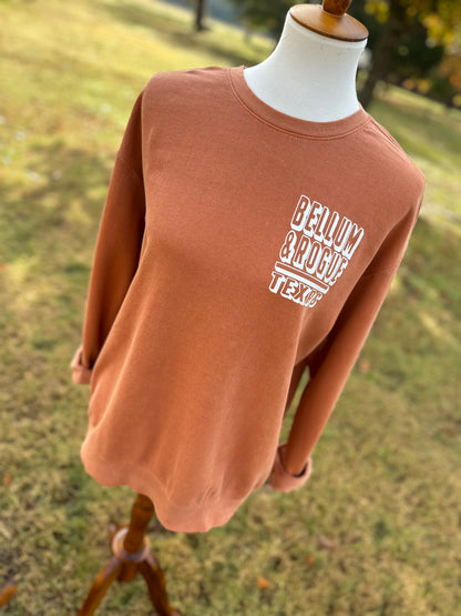 Retro Store Logo Comfort Colors Sweatshirt