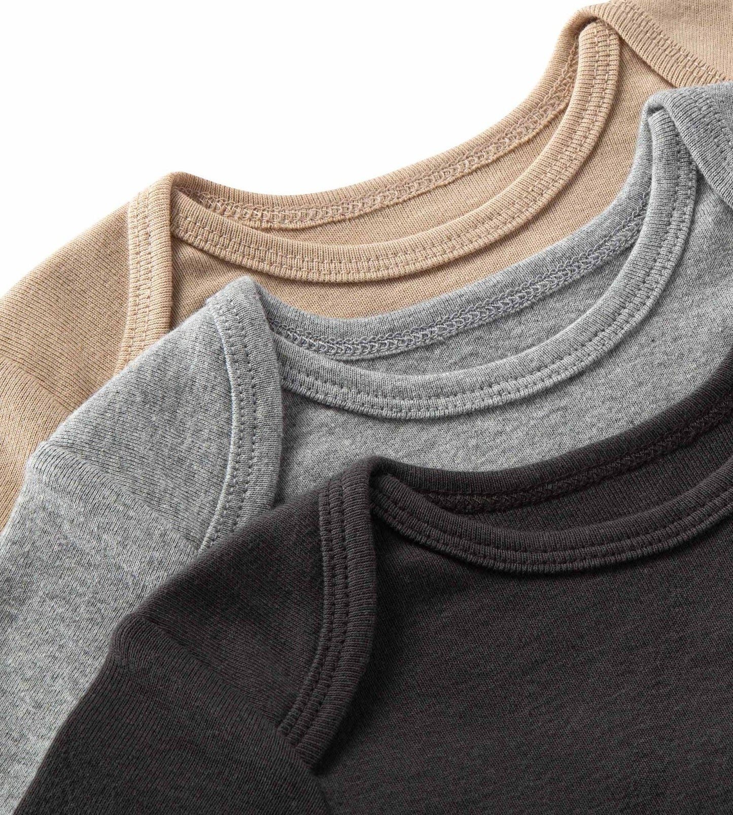 Baby Boys Burt's Bees Solid Onesie Trio