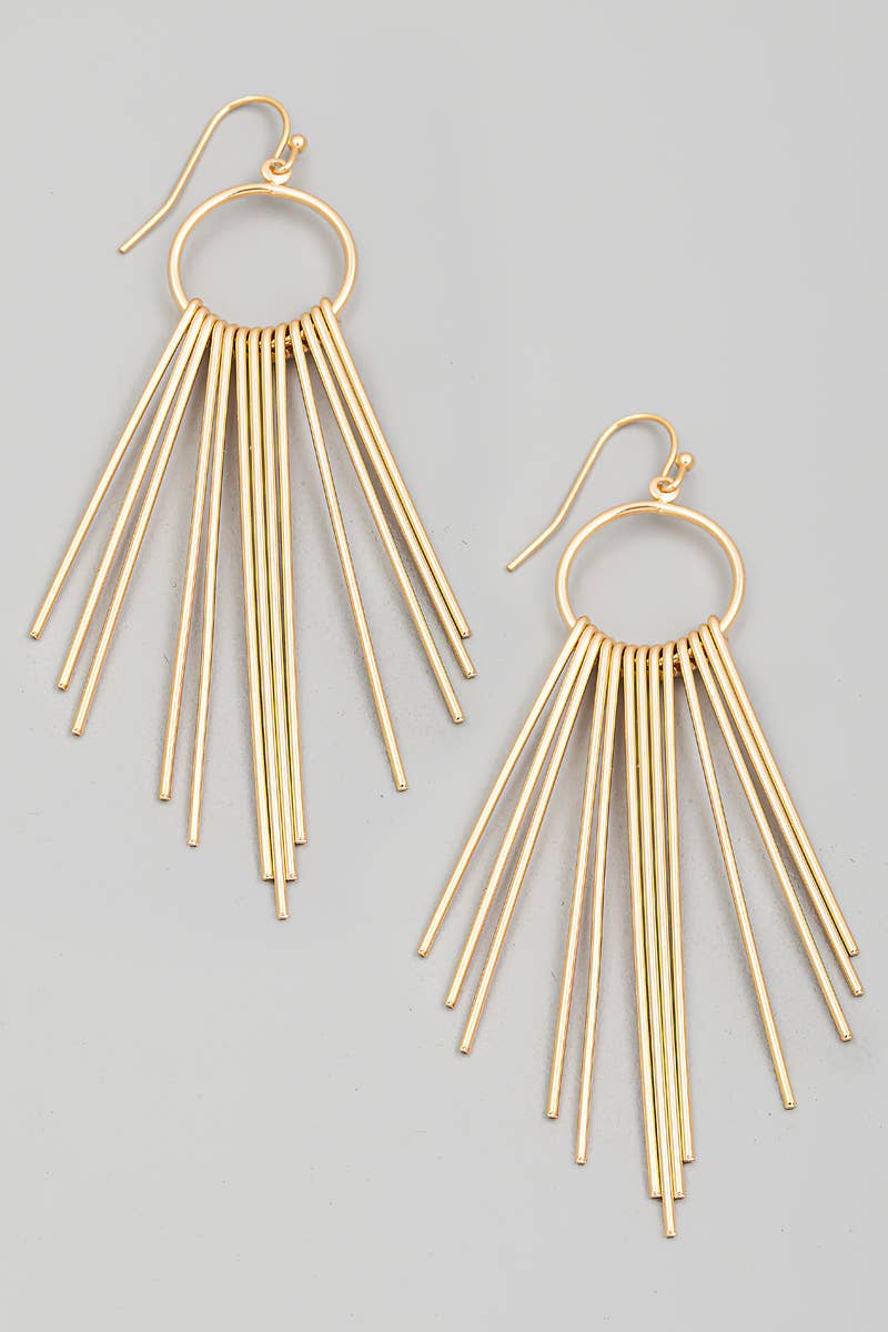 St Malo Bar Fringe Earrings