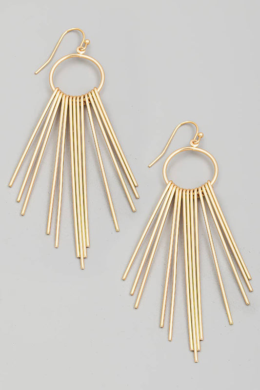 St Malo Bar Fringe Earrings