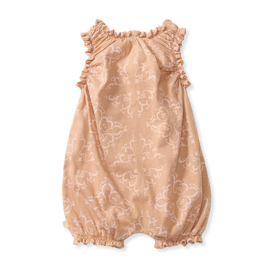 Baby Girls Burt's Bees Croatian Tile Bubble Romper