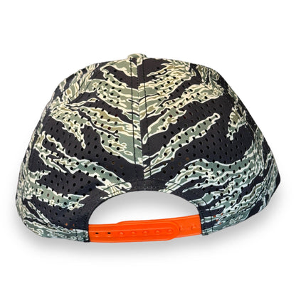 Mens Honey Hole Tiger Camo Performance Rope Hat