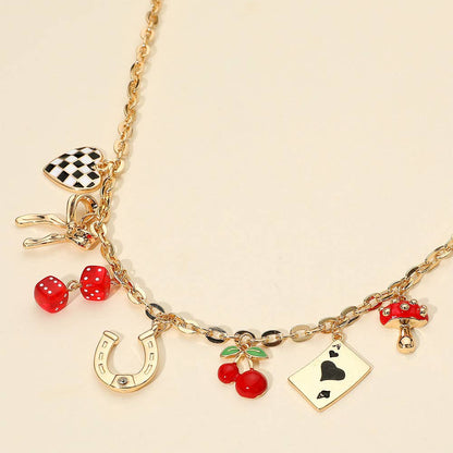 Charlee Casino Charm Necklace