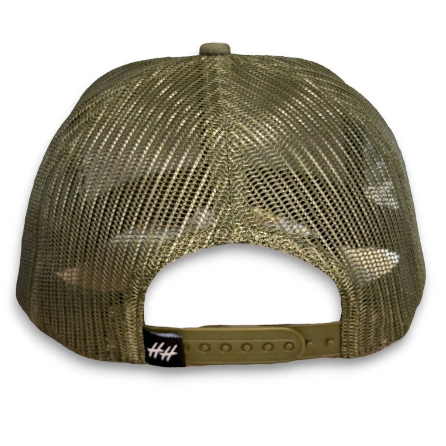 Boys Honey Hole Leather Roots Rope Trucker Hat