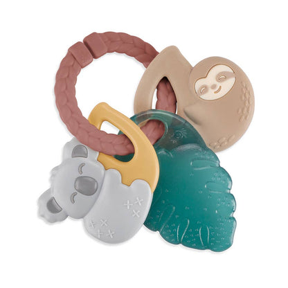 Itzy Ritzy Tropical Keys Texture Ring with Teether + Rattle