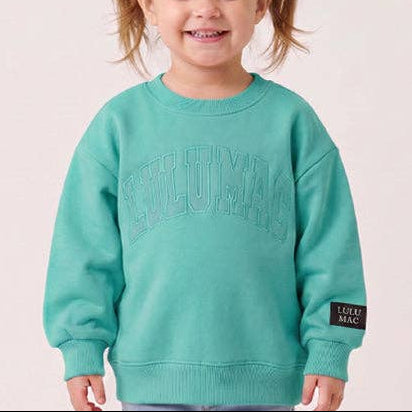 Toddler Girls Lulu Mac Mongram Arch Logo Sweatshirt