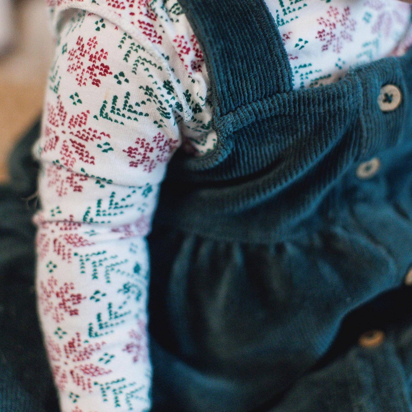 Girls Burt's Bees Poinsettia Isle Dress