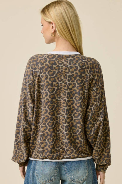 Dreamer Leopard Longsleeve Top