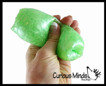 Squishy Pearl Water Filled Tube Toy