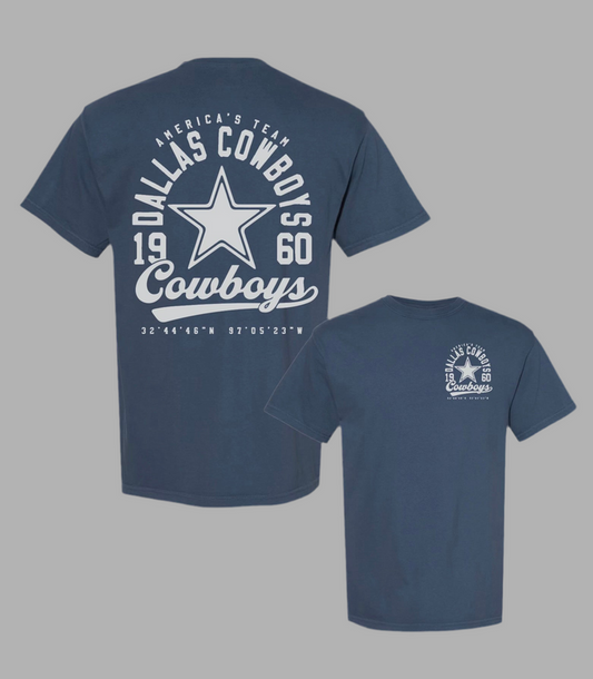 NEW Arch Navy Dallas Football Tee