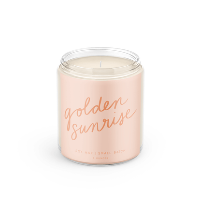 Poured Goods - Golden Sunrise Candle