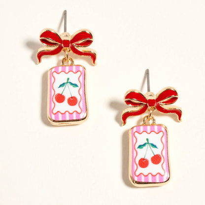 Darya Dangle Frame Earrings