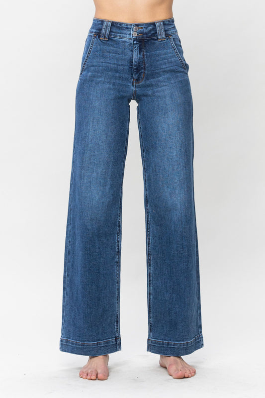 Judy Blue Leland Wide Leg Jeans