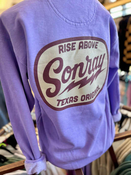 Sonray Original Logo Purple Sweatshirt
