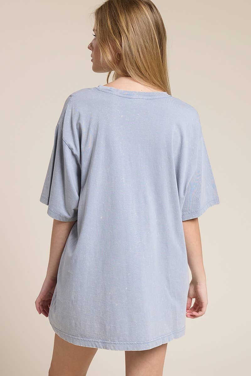 Striped Mallard Ducks Mineral Washed Tee