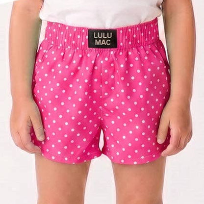 Toddler Girls Lulu Mac Printed Boxer Shorts