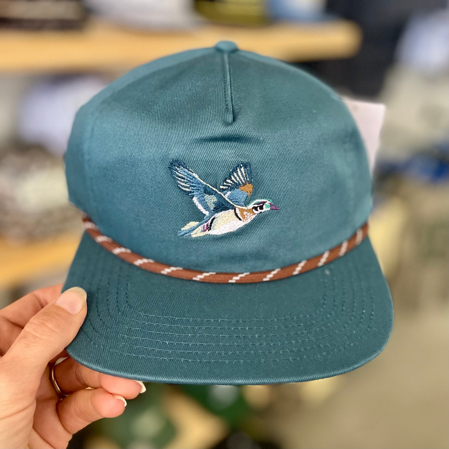 Boys Wood Duck Rope Hat
