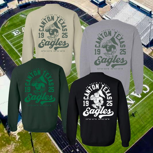 Arch Crewneck Sweatshirt Canton Eagles
