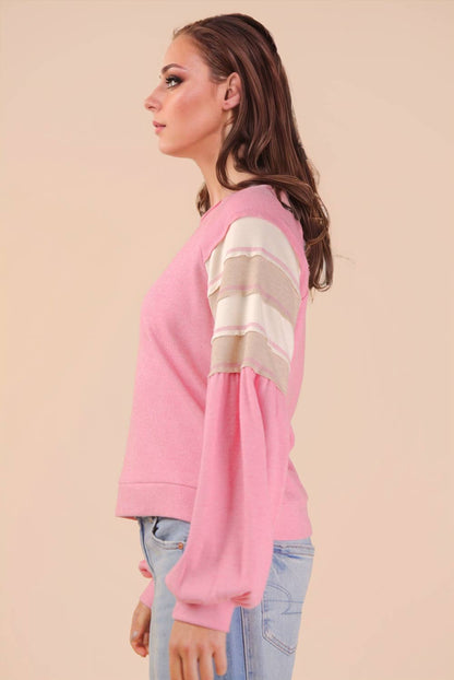 Rainey Color Block Longsleeve Top