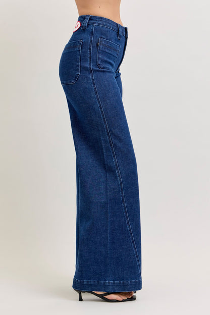 Judy Blue Colfax Wide Leg Jeans
