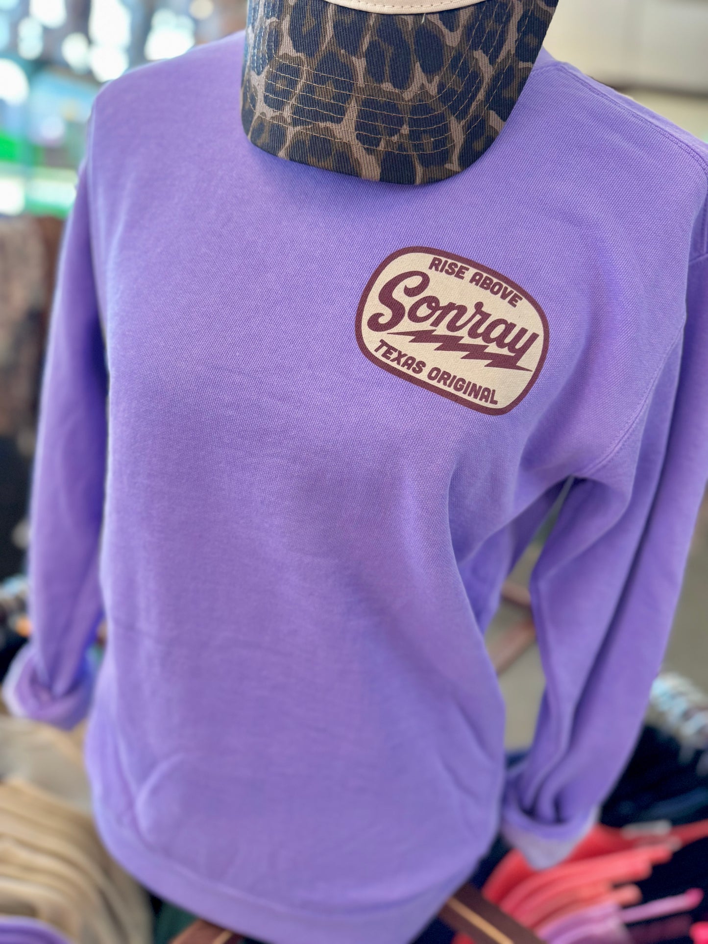 Sonray Original Logo Purple Sweatshirt