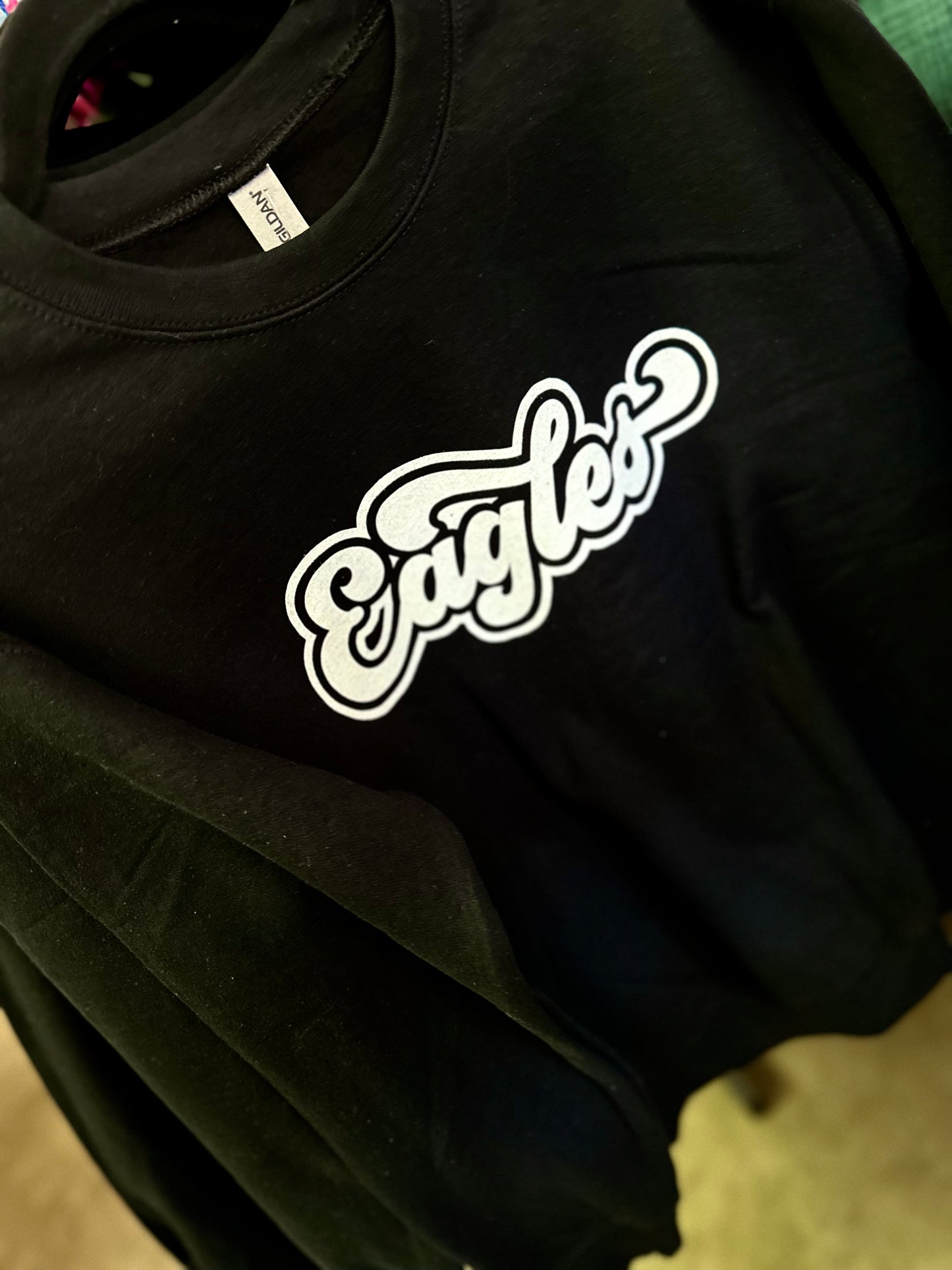 Eagles Disco Font Tee & Sweatshirt