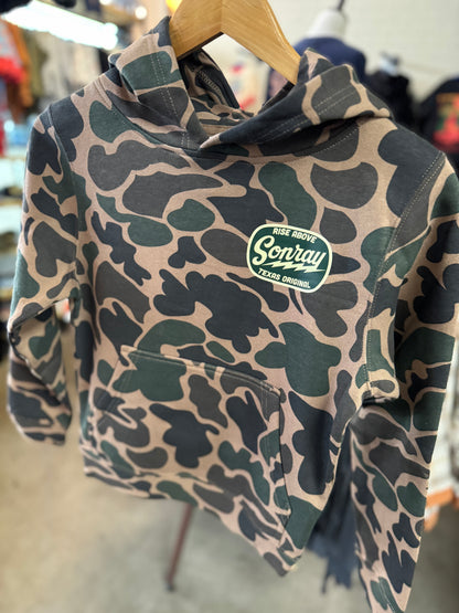 Sonray Boys Original Logo Duck Camo Hoodie