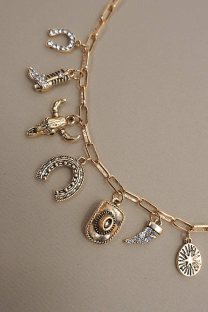 Emerson Horseshoe Charm Necklace