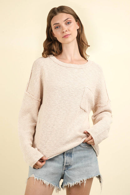 Dansville Mineral Washed Pocket Sweater