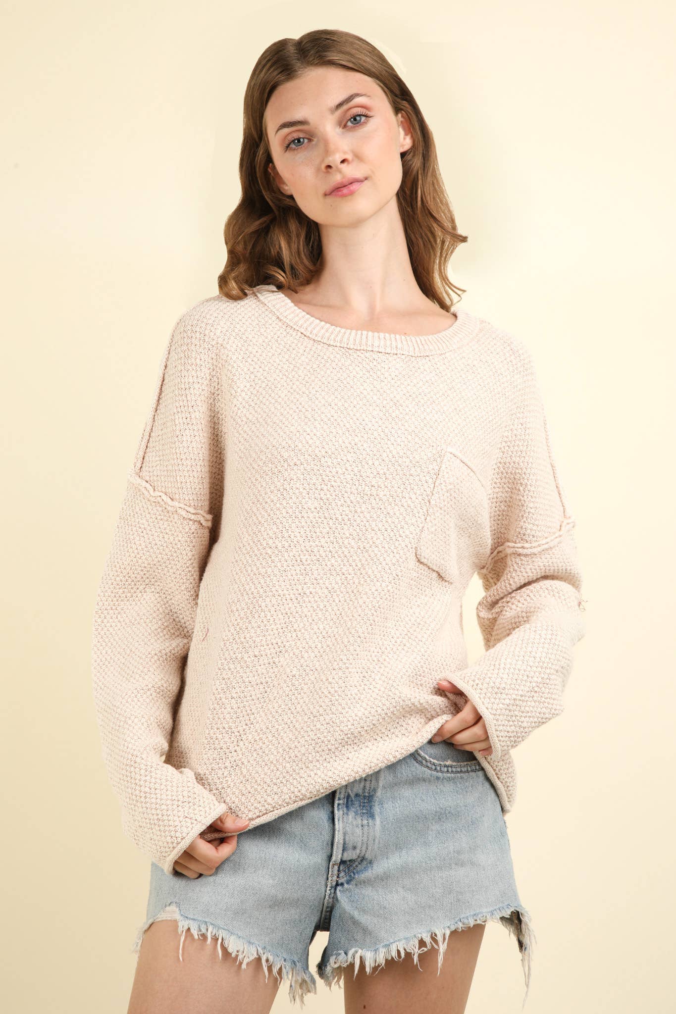 Dansville Mineral Washed Pocket Sweater