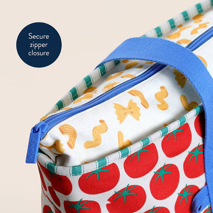Itzy Ritzy Explorer™ Canvas Tote Bag: Pasta La Vista