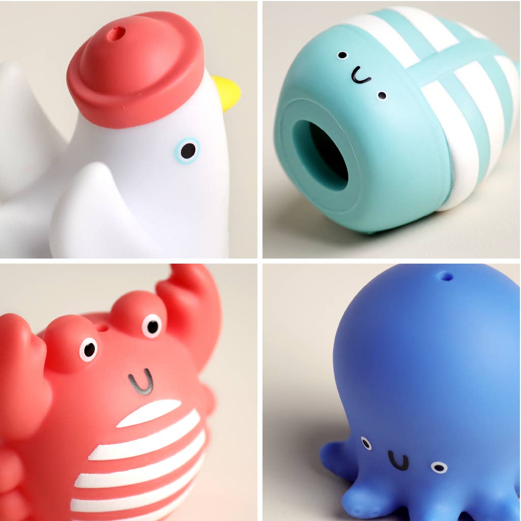 Itzy Ritzy Nautical Itzy Bitzy Puppets™ - Bath + Storytelling Toys