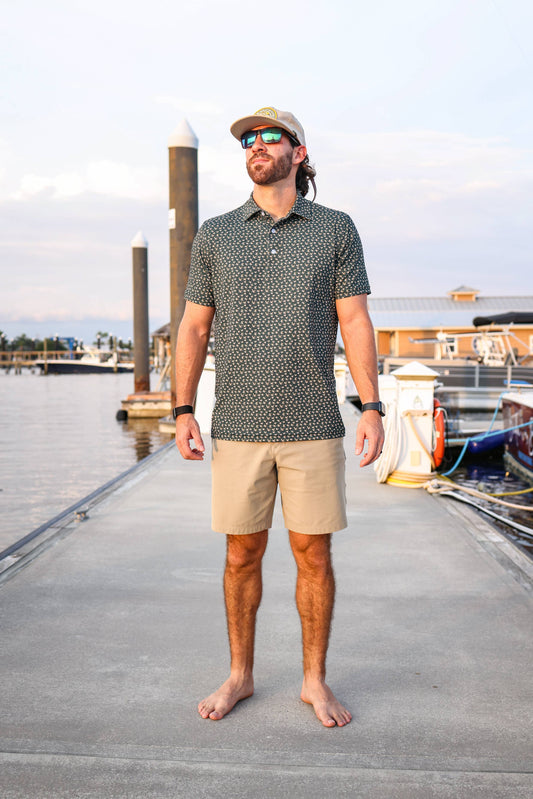Mens Salt Water Soul Quack Polo